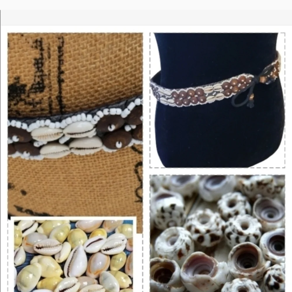 Puka‎ shell hand crafted belt S.M NWOT